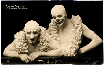 Jim and Geo, clowns